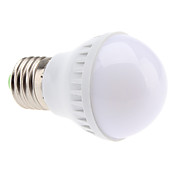 E27 3W 21x5050 SMD 320-360LM 2700-3500K Warm White Light White Cover LED Ball Bulb (220-240V)