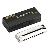 EASTTOP - (T003) Professional Blues Harp mit Aluminium Comb