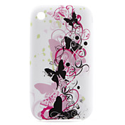 Butterfly Pattern Soft Case for iPhone 3G and 3GS