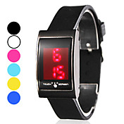 Pantalla táctil de Mujeres Estilo de silicona reloj de pulsera digital LED (colores surtidos)