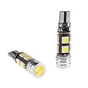 CANBUS T10 1.5W 8x5050 SMD White LED Bulb for Car Reading/Turn Signal/Side Marker Light (12V, 2-Pack)