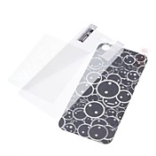 3D Effect Bubble Pattern Back and Front Protector Sticker for iPhone 5