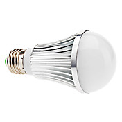 Dimmable E27 5W 450-500LM 3000-3500K Warm White Light LED Ball Bulb (85-265V)