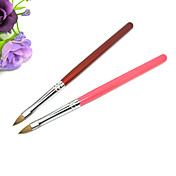 1pcs Wood UV Gel Nail Art Pen