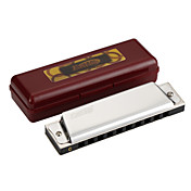 EASTTOP - (T10) 10 Holes Blues Harp med plastboks