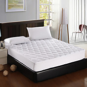 210T Solid Polyester Pongee With Quilting Mattress Pad