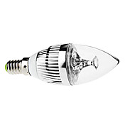 Dimmable E14 3W 240-270LM 3000-3500K теплый белый свет лампы светодиодные свечи (110/220В)