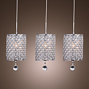 GLOSSOP - Kroonluchter van Kristal met 3 Lampen