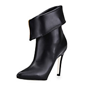 Unique Leatherette Stiletto Heel Ankle Boots With Zipper Party / Evening Shoes