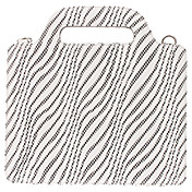 stripe cas de sac en cuir d'unité centrale de modèle avec support et sangle pour ipad 2/3/4
