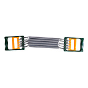 Plastic Handle 5 Springs Detachable Double-function Pull Expander Muscle Build Stretcher