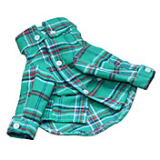 Manta moda estilo camisa de manga comprida para cães (cores sortidas, XS-XL)