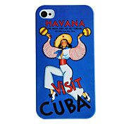 Estilo de Havana Dança Caso Padrão Garota rígido para iPhone 4/4S