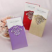 Invitation de mariage personnalisé avec laser-cut Pattern - Lot de 50 (plus de couleurs)