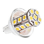 MR11 4W 24x5050 SMD 340-360LM 3000-3500K Warm White Light Bulb Milho LED (12V)