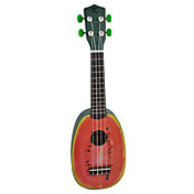 (Watermeloen) basswood ananas sopraan ukelele met gig bag