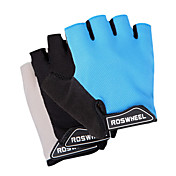 Mesh + Stoff + Fiber Non-Slip + Atmungsaktiv Half-Finger Radhandschuhe 41413