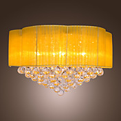 Opruiming! moderne ijzer chroom 9-light kristallen plafondlamp