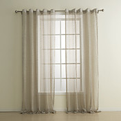(Twee panelen) klassieke jacquard vitrage