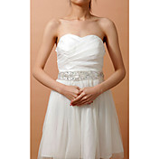 Bedøvelse Elastic Satin Wedding / Evening bælte med Crystal & Beading (Flere farver)