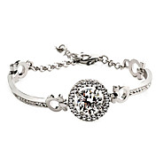 Fashion Alloy With Crystal/Cubic Zirconia Women's Bracelet