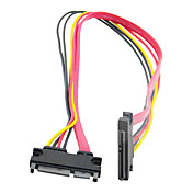 Male to Female SATA 7+15 Cable (0.5 m)