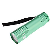1-Modus 9-LED-Mini-Taschenlampe (3xAAA, Random Color)