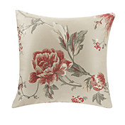 Jacquard fronha floral decorativa