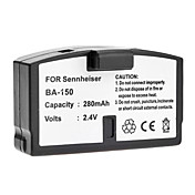 280mAh Replacement Battery fits for Sennheiser BA150 BA151 BA152 A200 RS4