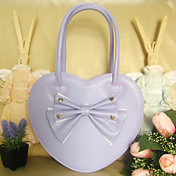 Handmade Mini Heart PU Leather Sweet Lolita Bag with Bow