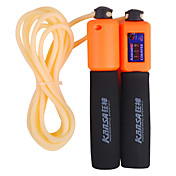 Esponja punho PVC Corda Ajustável Skipping com função de Contagem (cor aleatória)
