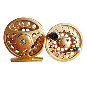 5/6 75mm Fly Reel met een extra spoel (Zwart / Zilver / God)