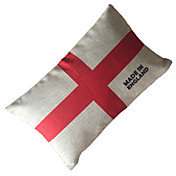 teste padrão da bandeira de algodão / linho fronha decorativo