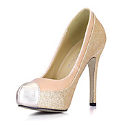 Elegant Leatherette Stiletto Heel Pumps With Sparkling Glitter Party / Evening Shoes