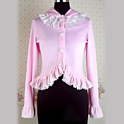 Long Sleeve Pink Uniform Cloth Hoody Sweet Lolita Coat