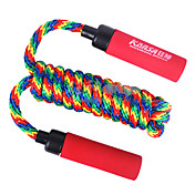 Algodão punho plástico Skipping Rope Multi-color (cores sortidas, 3M)