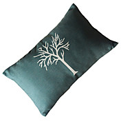ountry algodão / linho árvore fronha decorativo