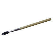 1PCS Eyelash Brush Artificial Fibre Brush Beige Handle