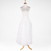 Stain / Taft mit Spitzen A-Line 3 Tiers Full-Length-Beleg Style / Hochzeit Petticoat
