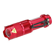 SK68 1-Modus Cree XP-E Q5 LED-Taschenlampe Zoom (200lm, 1x14500, farbig sortiert)