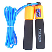 Handle esponja de borracha corda ajustável com função de contagem Skipping (cores sortidas, 3.1M)