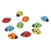 Colorful Ladybug Style Magnets (10-Pack)