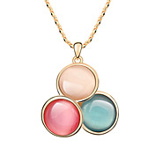 Alloy With Imitation Opal Women's Necklace (More Colors)