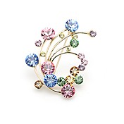 Nice Alloy With Crystal Brooch (More Colors)