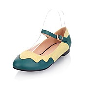 Leather Flat Heel Loafers & Slip-ons With Buckle Party / Evening Shoes (More Colors)