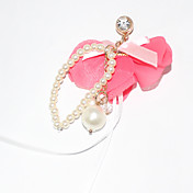 Cloth Art Alloy 3.5 MM Anti-dust Earphone Jack for iPhone and iPad