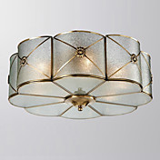 Blomster semi flush mount med 6 lys