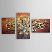 Set main peinture à l'huile florale peinte de 3 1303-FL0073