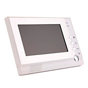 Two 7 Inch Touch Screen Video Door Phone with Wide-angle Camera (Indoor Unit Take And Store 100pcs Photo)
