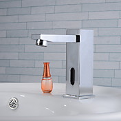 cromo contemporáneo sensor de baño grifo del fregadero